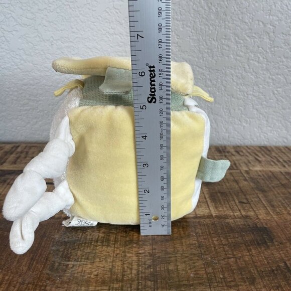 Re-think It Infant Soft Cube Educational Baby Toy Bell Crinkle Tags Busy Box - Picture 7 of 7